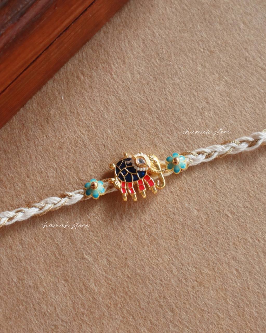Handcrafted Elephant Charm Rakhi