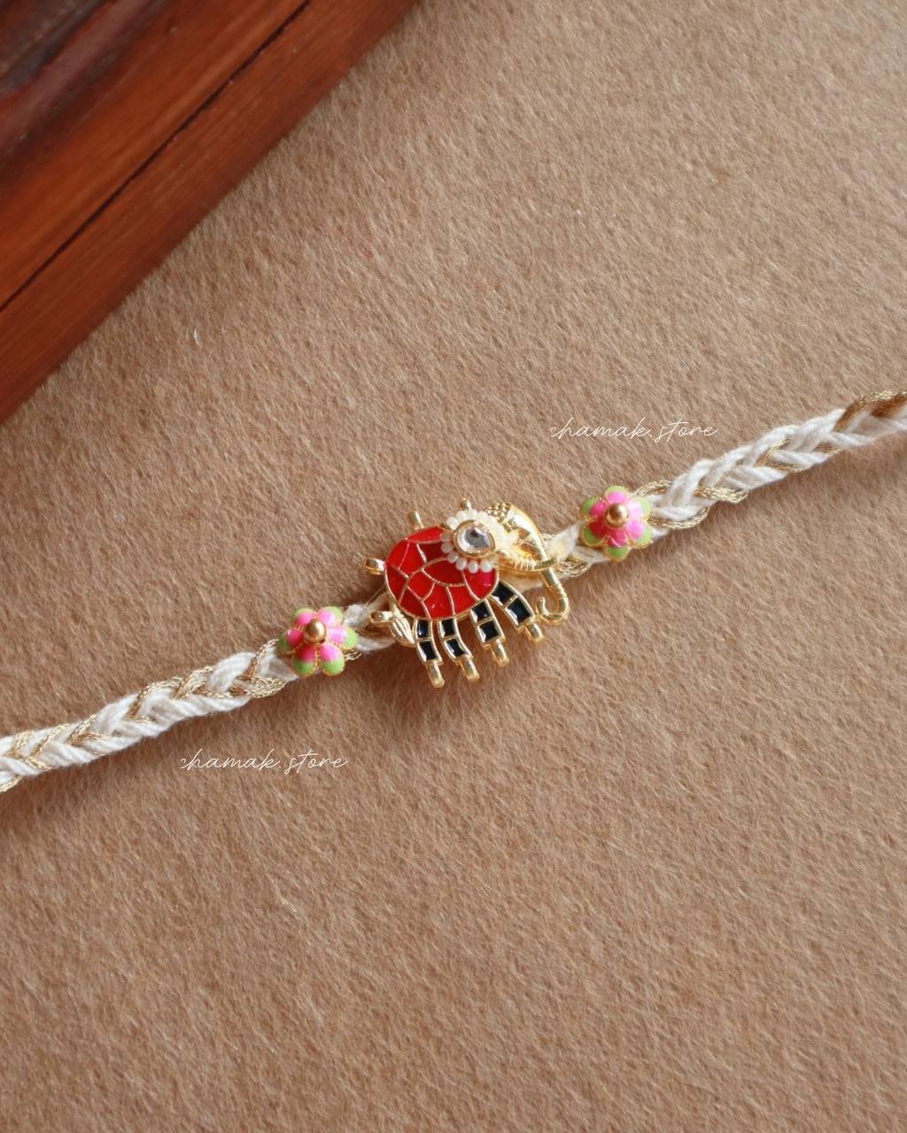 Handcrafted Elephant Charm Rakhi