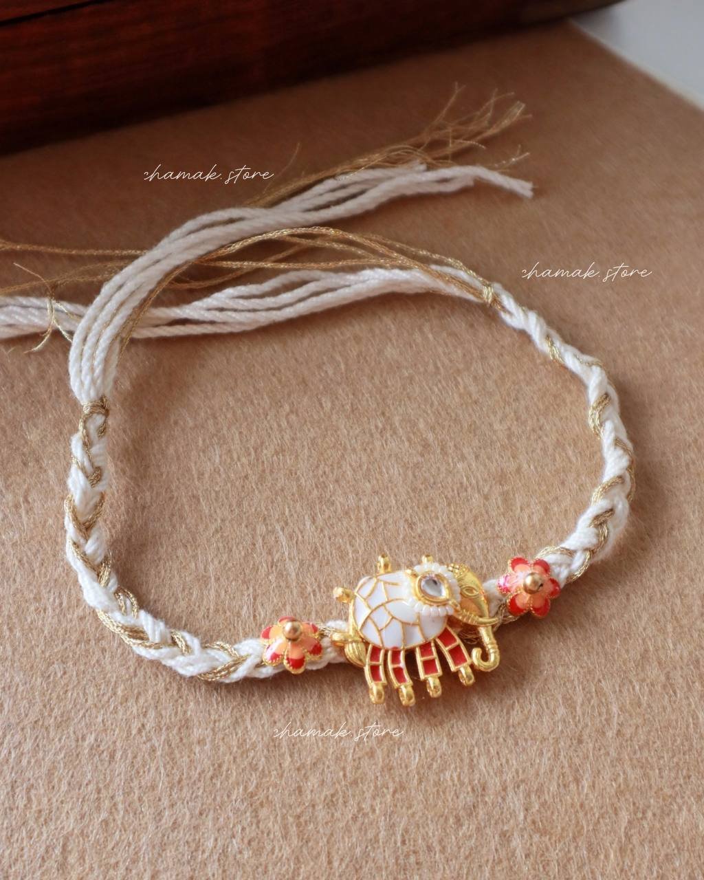 Handcrafted Elephant Charm Rakhi